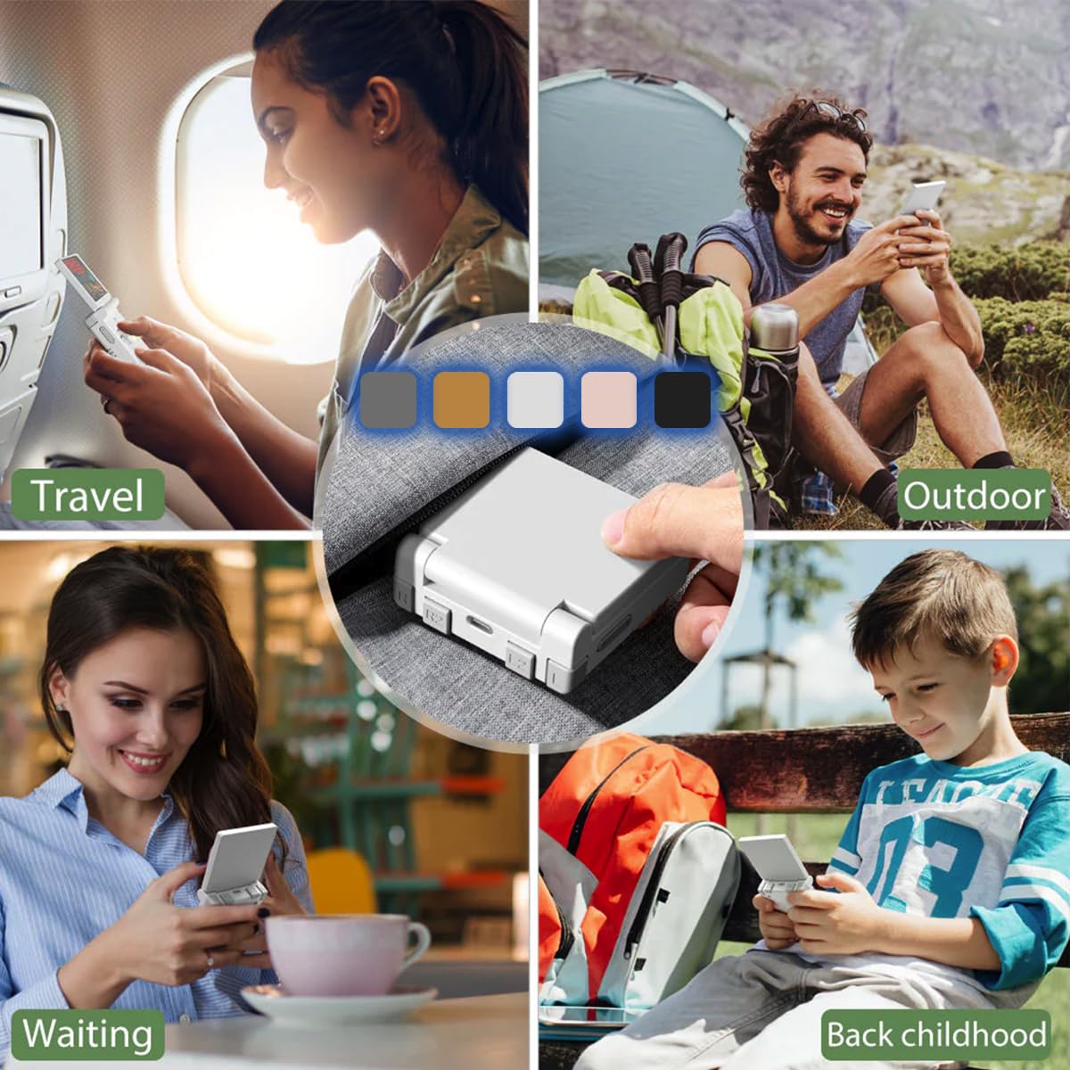 FINGEREVO Miyoo Mini Flip usb-c-cable enables charging and syncing anywhere