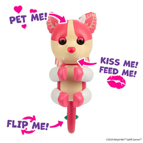 Fingerlings Adopt Me Dog closeup – expressive eyes enhance interactive play sessions