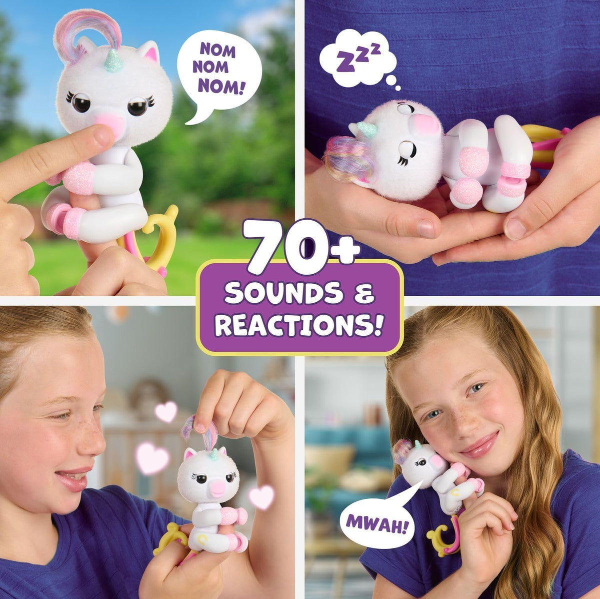 Fingerlings Harmony on finger singing hello, a friendly interactive moment.
