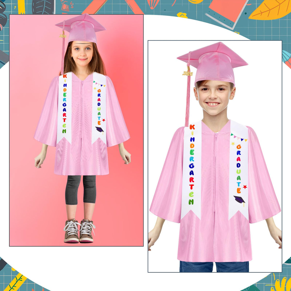 Fingertip WD commemorative graduation set for memorable milestone photos