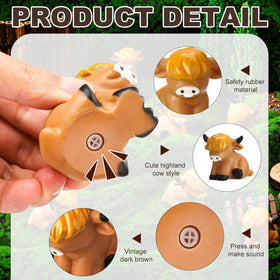 Fingertip WD Highland Cow bulk 50-pack for party decorations.