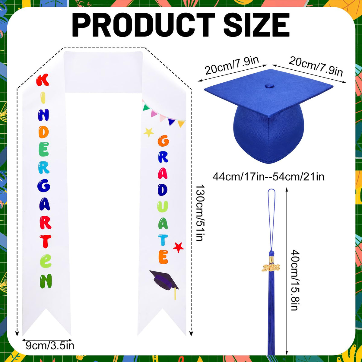 Fingertip WD blue gown laid flat for a neat, easy wear setup