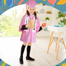Soft, breathable Fingertip WD gown fabric keeps kids comfortable