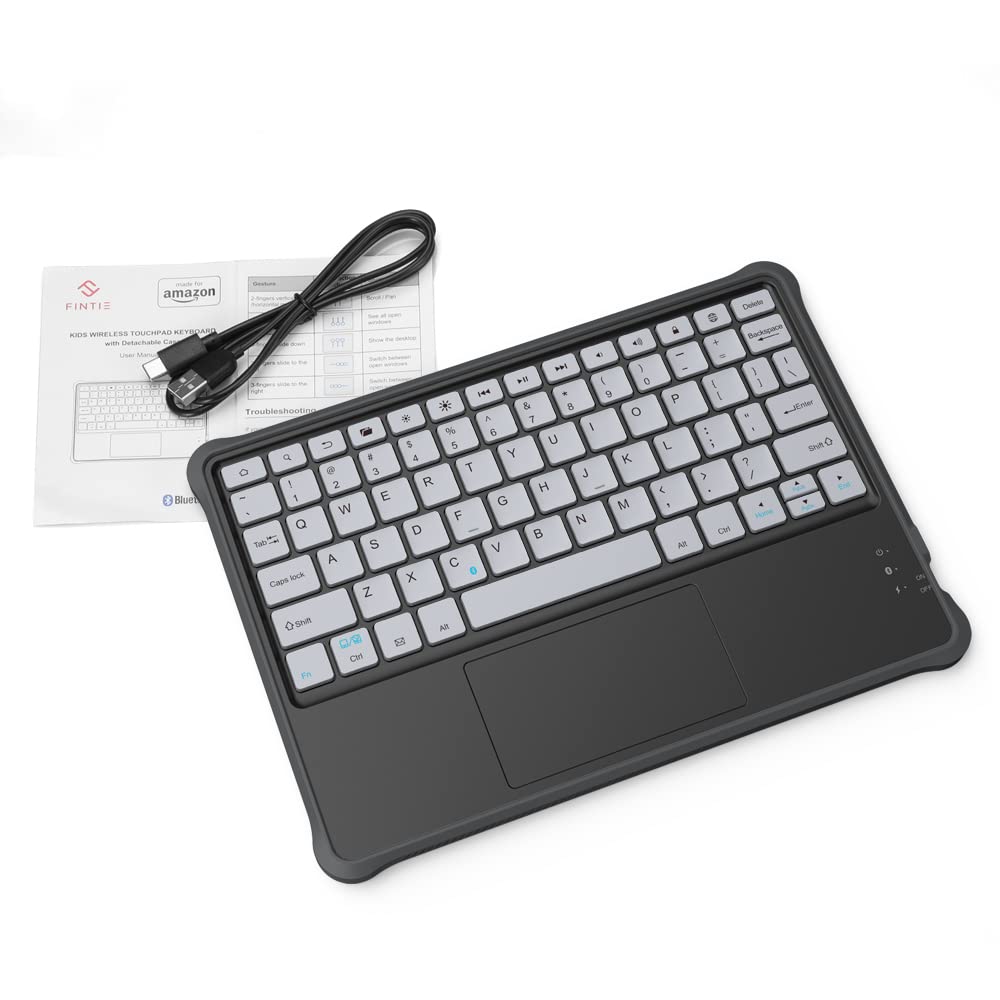 FINTIE keyboard-battery-life up to 400 hours per charge for long-lasting fun