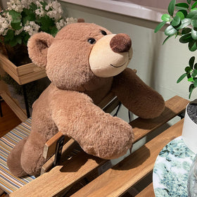 Fiosnow weighted brown bear office use provides a cozy break companion.
