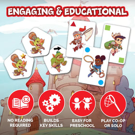 Fireside Games My First Castle Panic color and shape learning through play