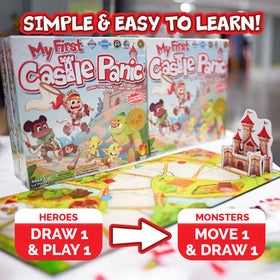 Fireside Games My First Castle Panic family-friendly rounds foster bonding during play