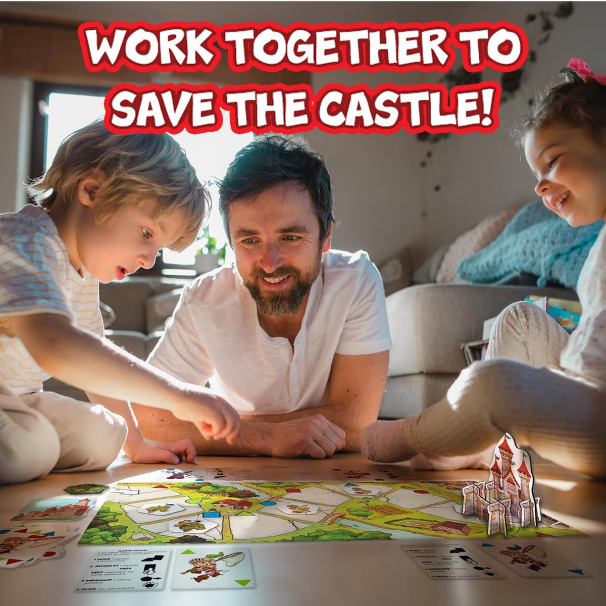 Fireside Games My First Castle Panic monster tokens add playful challenge for kids