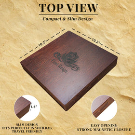 First Reign wooden DnD journal embossed hardcover enhances campaign notes