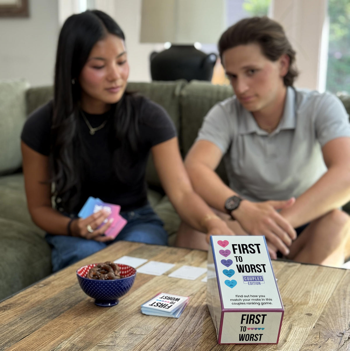First to Worst two plus players setup highlights inclusive, shared fun during date nights