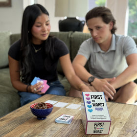 First to Worst two plus players setup highlights inclusive, shared fun during date nights