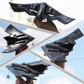 Fisca B-2 Spirit bomber foam construction; durable EPP material resists crashes.