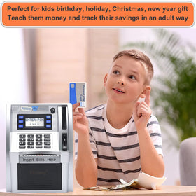 Fishboy ATM Piggy Bank PIN change feature for flexible security