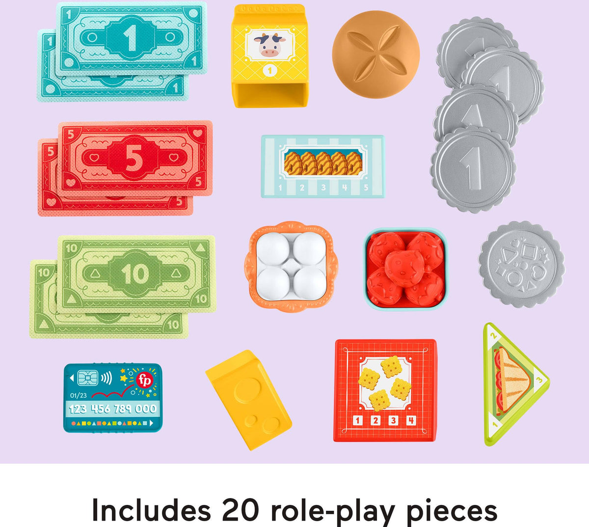 Fisher-Price 3 Smart Stages levels guide numbers, letters, and colors during play.