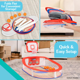 Fisher-Price adjustable backboard supports growing players during practice