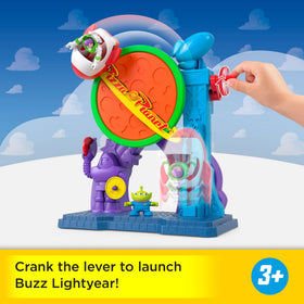 Fisher-Price Alien figure ready to back up Buzz in heroic missions.