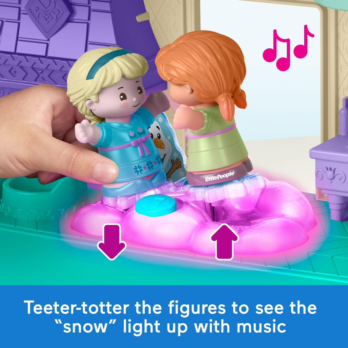 Fisher-Price Arendelle Castle dining room with armour for pretend meals