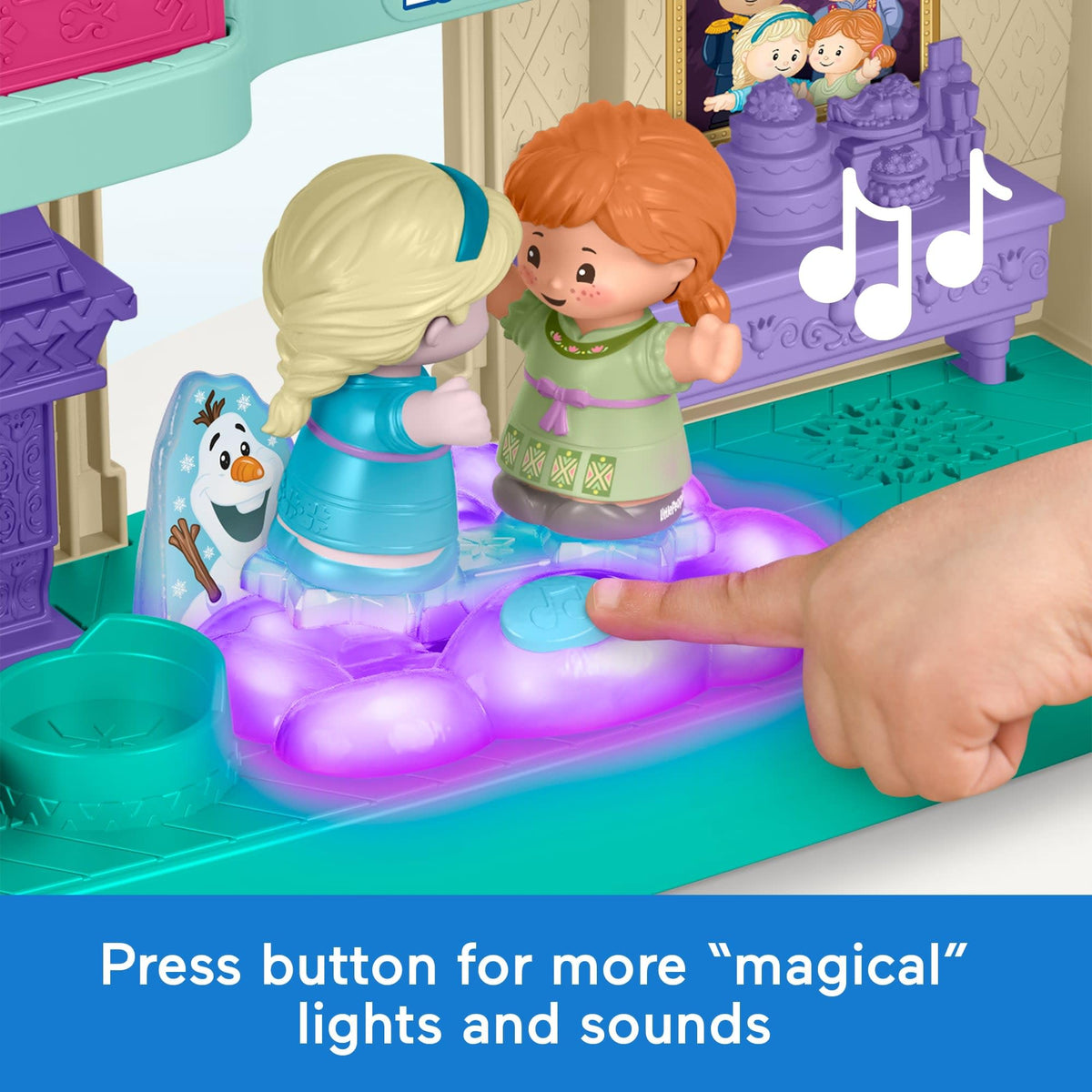 Fisher-Price Arendelle Castle stairs and slide for active exploration