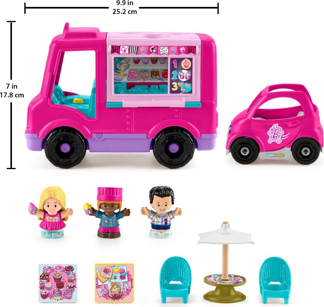 Three Little People figures boost social play and storytelling.