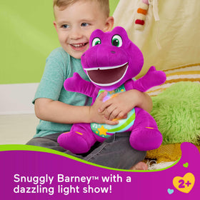 Fisher-Price Barney music and lights invite interactive, sensory exploration.