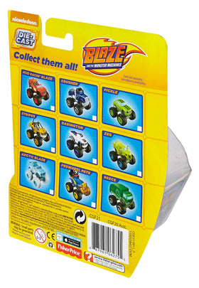 Fisher-Price Blaze on race track scene, inspiring imaginative racing play