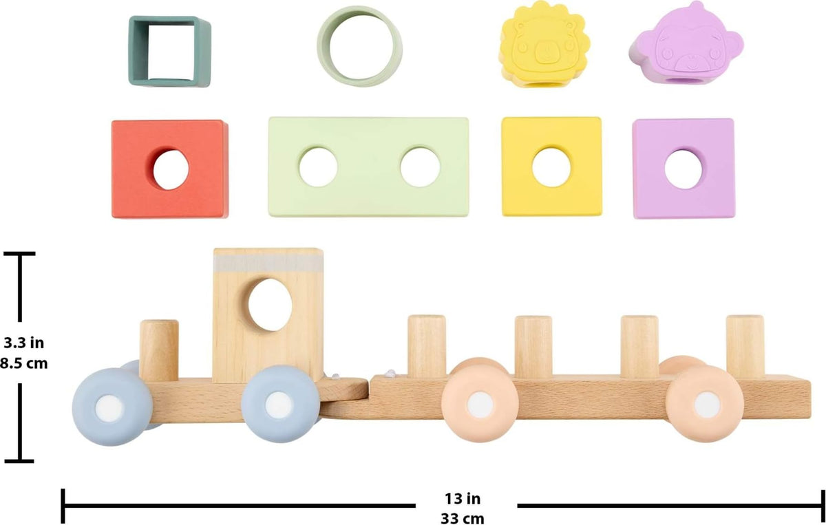 Fisher-Price eco-friendly paint finish keeps colors safe during play.