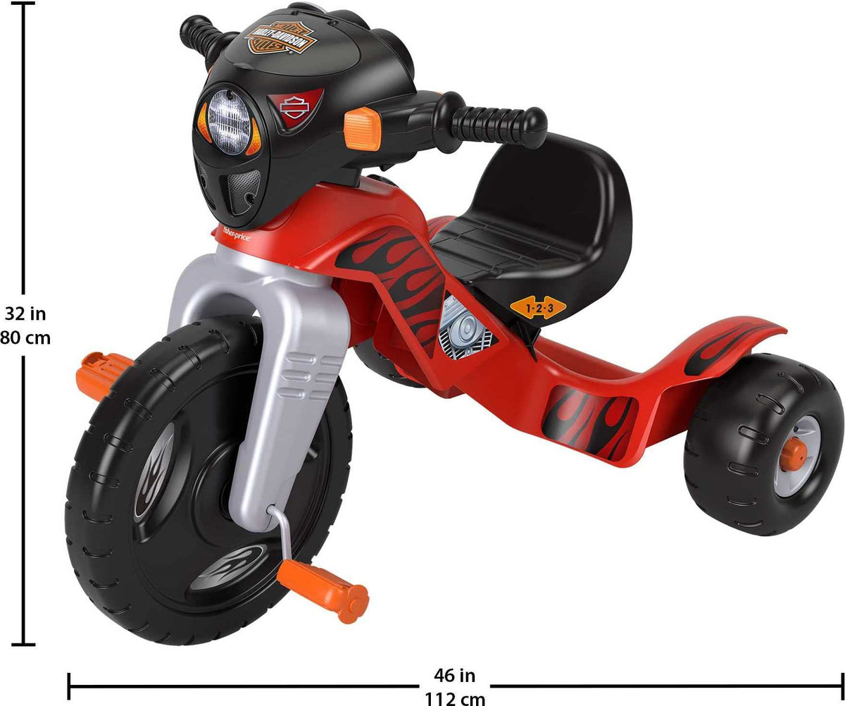 All-terrain tires and wide wheelbase support stable rides on various surfaces.