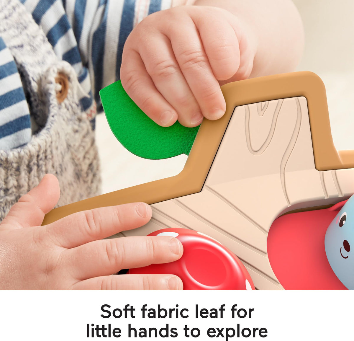 Fisher-Price Hide & Peek Pop-Up hedgehog joins play with soft fabric details.