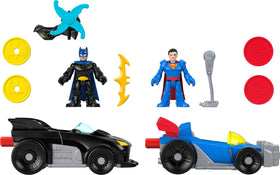 Accessories pack enhances role-play with vehicles and figures.