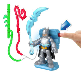 Fisher-Price Imaginext Bane figure light-up for dramatic battles.