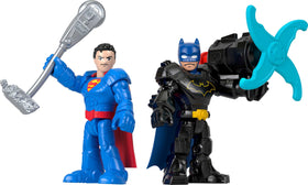 Fisher-Price Imaginext Batman action figure fits in Batmobile for storytelling.