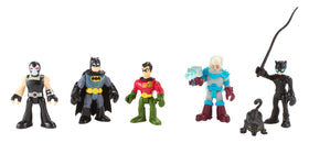 Fisher-Price Imaginext Batman pack front view with six figures for imaginative play