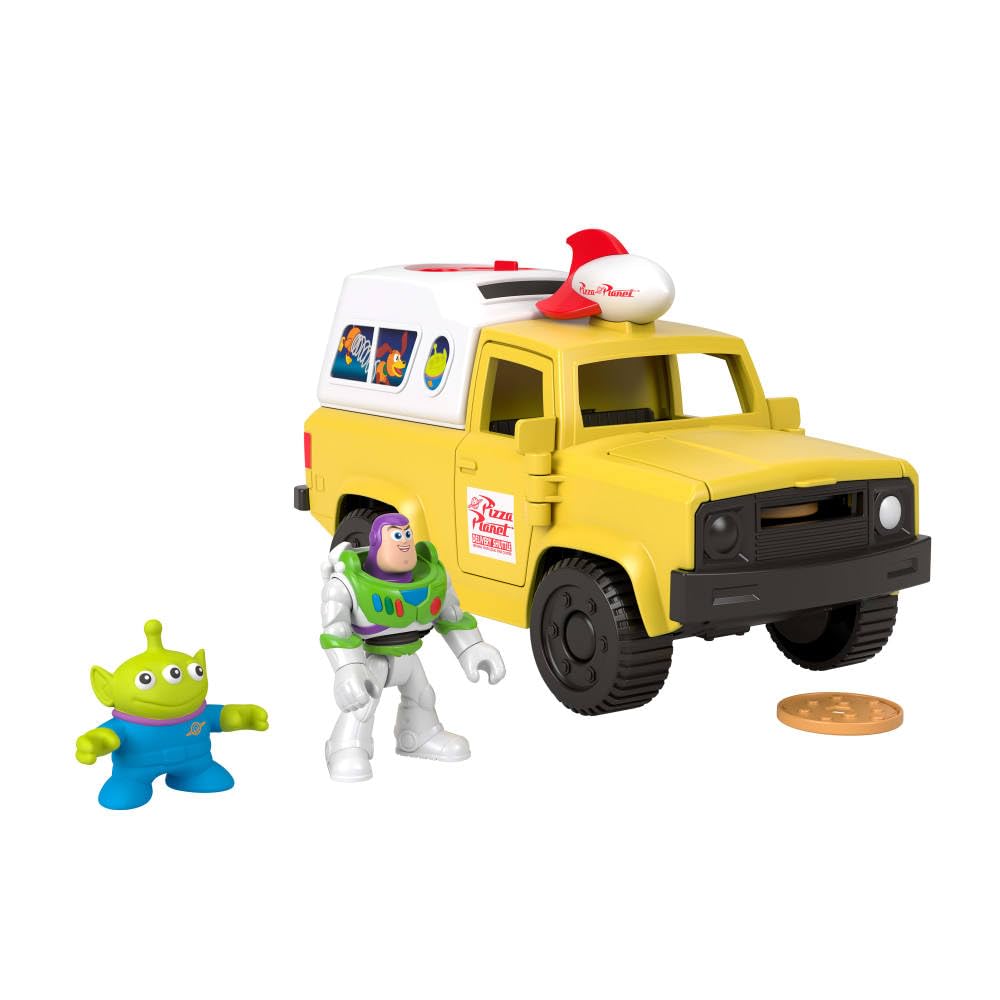 Fisher-Price Imaginext Buzz Lightyear figure, 3 inches, ideal for space adventures.