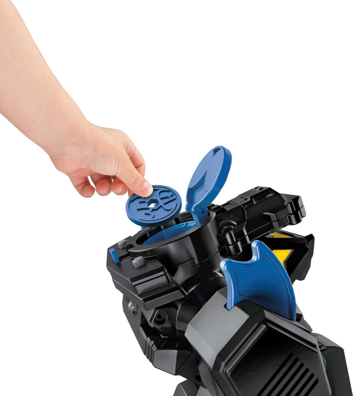 Remote control enables dynamic Bat Bot play and precise moves.