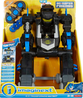 Small figure included for team adventures with Bat Bot.