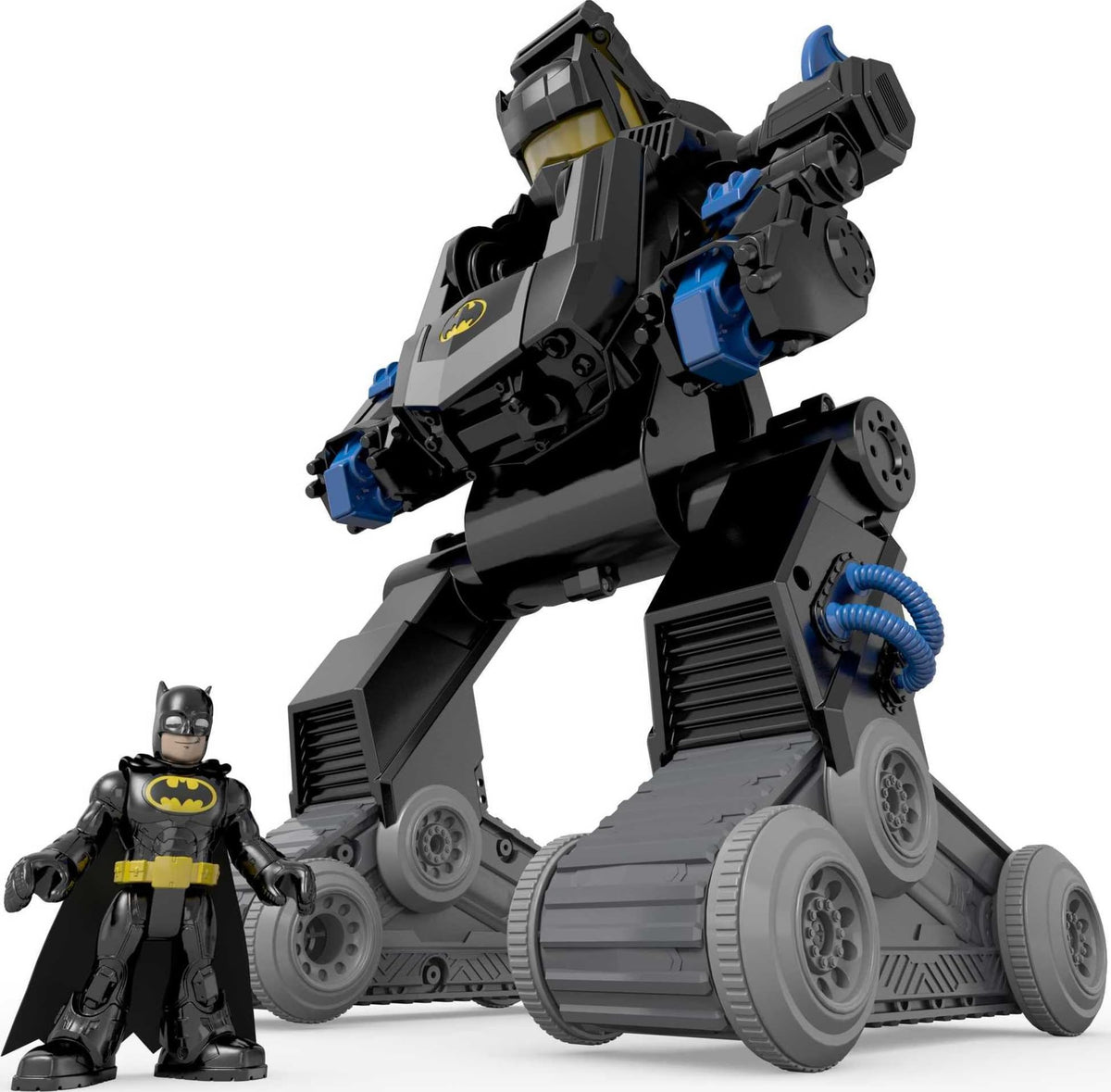 Fisher-Price Imaginext Bat Bot transforming robot sparks imaginative play.