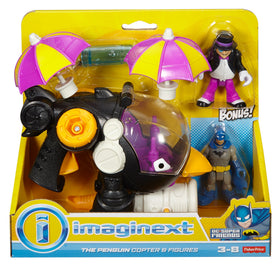 Batman figure from the Fisher-Price Imaginext DC set ready for action