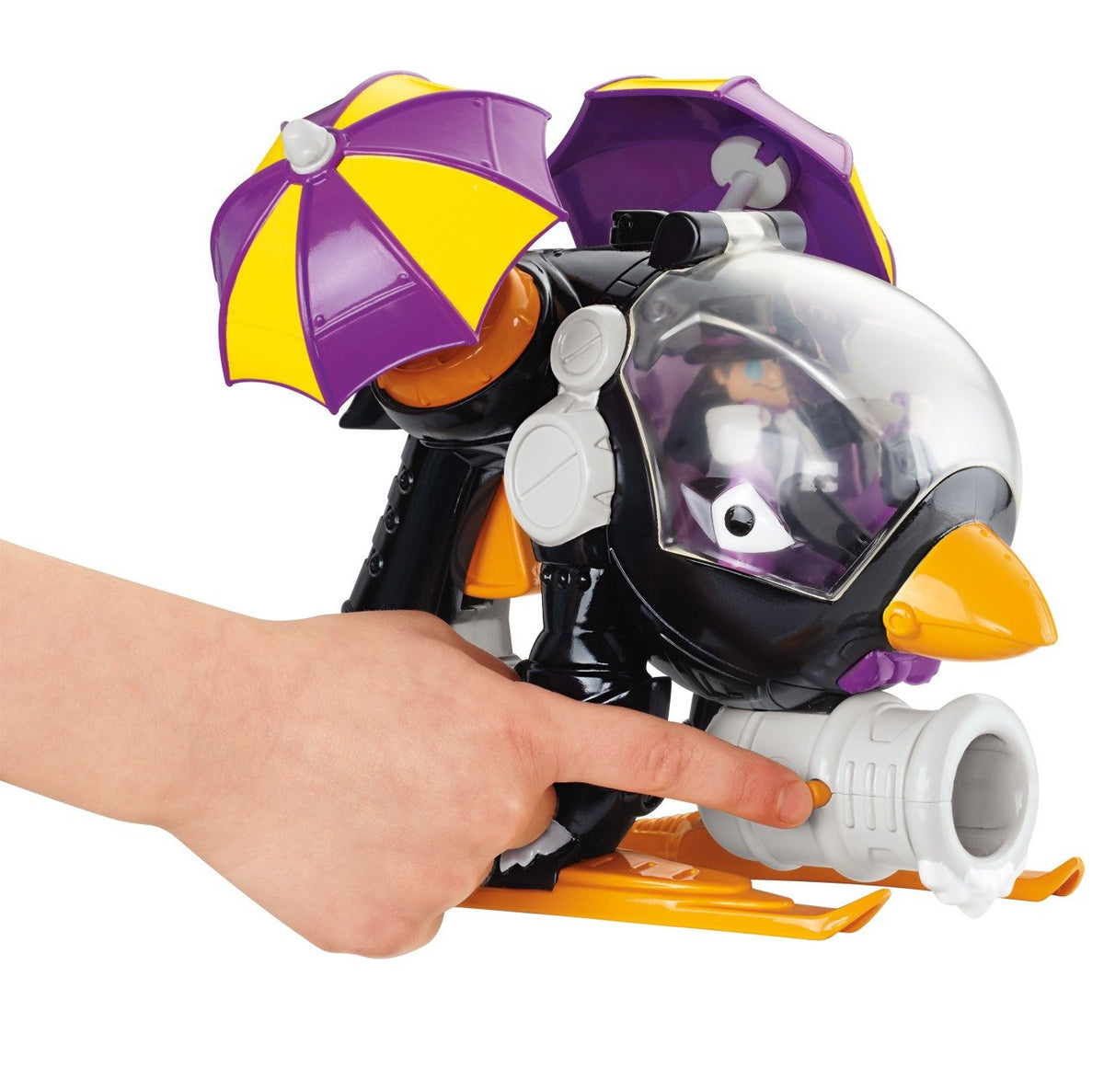Icy projectile included with Fisher-Price Imaginext Penguin Copter playset
