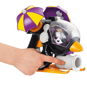 Icy projectile included with Fisher-Price Imaginext Penguin Copter playset