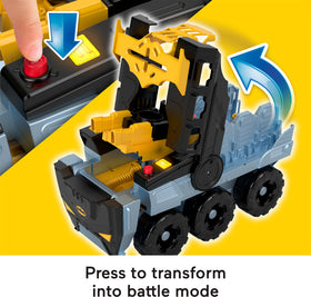Hidden launcher with projectile discs on the Bat-Tank