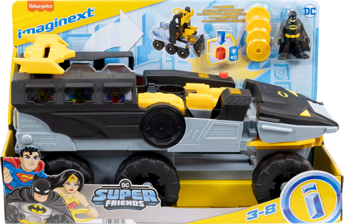 Packaging for Fisher-Price Imaginext Bat-Tank arrives recycling-ready