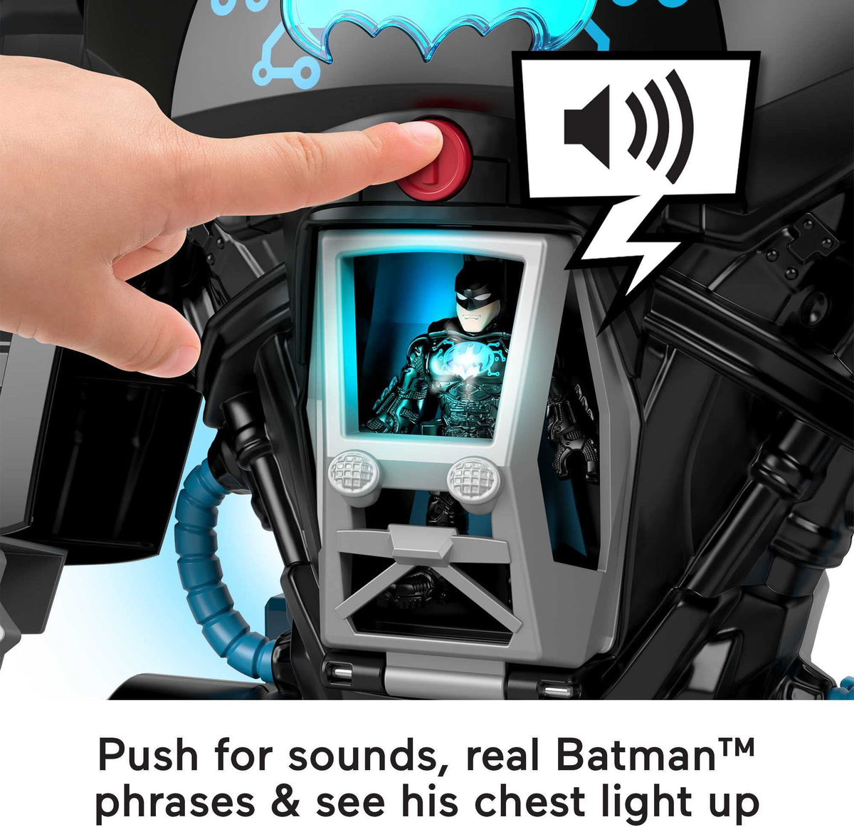 Light-up control panel enhances dramatic play scenes