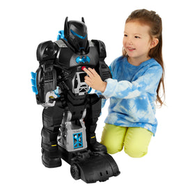 Fisher-Price Imaginext Bat-Tech Batbot stands tall for action-packed pretend play