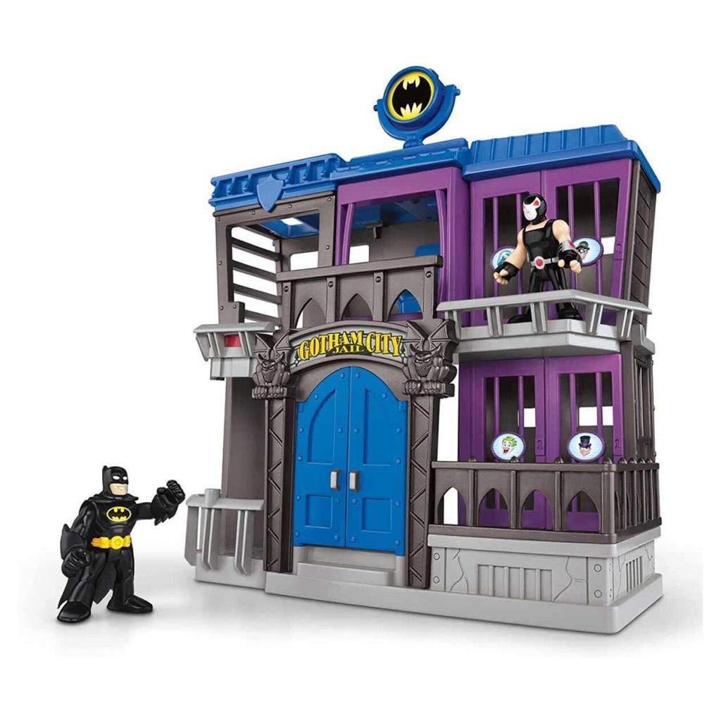 Fisher-Price Imaginext Gotham City Jail with Bat-Signal ready for imaginative play.