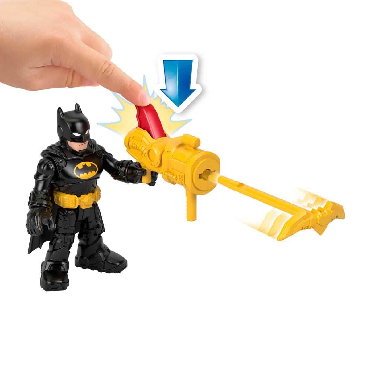 Projectile launcher ready for kid-powered launches from multiple playset areas