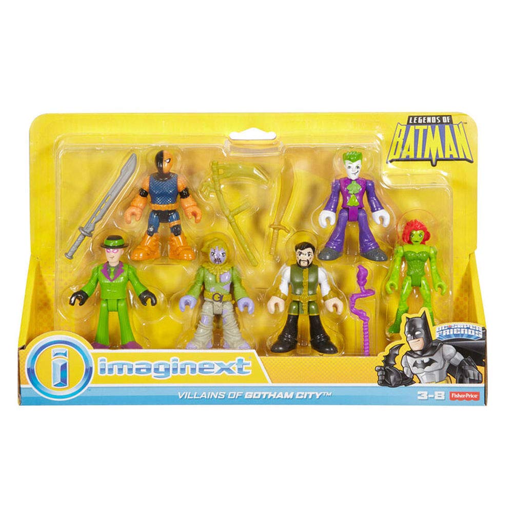 Fisher-Price Imaginext Slade figure for imaginative play and hero-villain battles