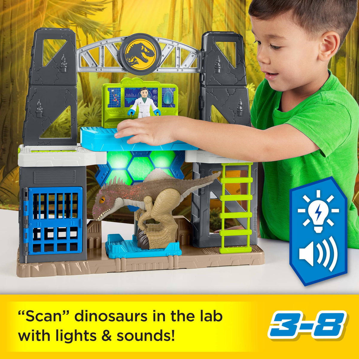 Fisher-Price Imaginext Dr. Wu figure adds storytelling to the Jurassic lab