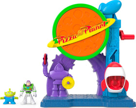Fisher-Price Imaginext Pizza Planet Playset sparks cosmic Toy Story adventures.