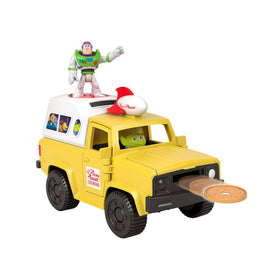 Fisher-Price Imaginext Pizza Planet Truck front view, ready for action-packed play.