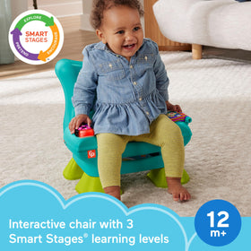 Fisher-Price remote lights up as little ones press buttons to learn numbers and shapes.